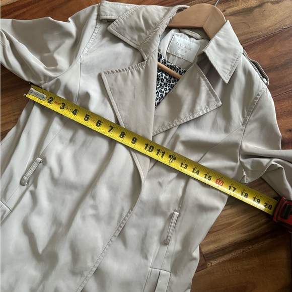 Zara khaki trench coat - Picture 3 of 7